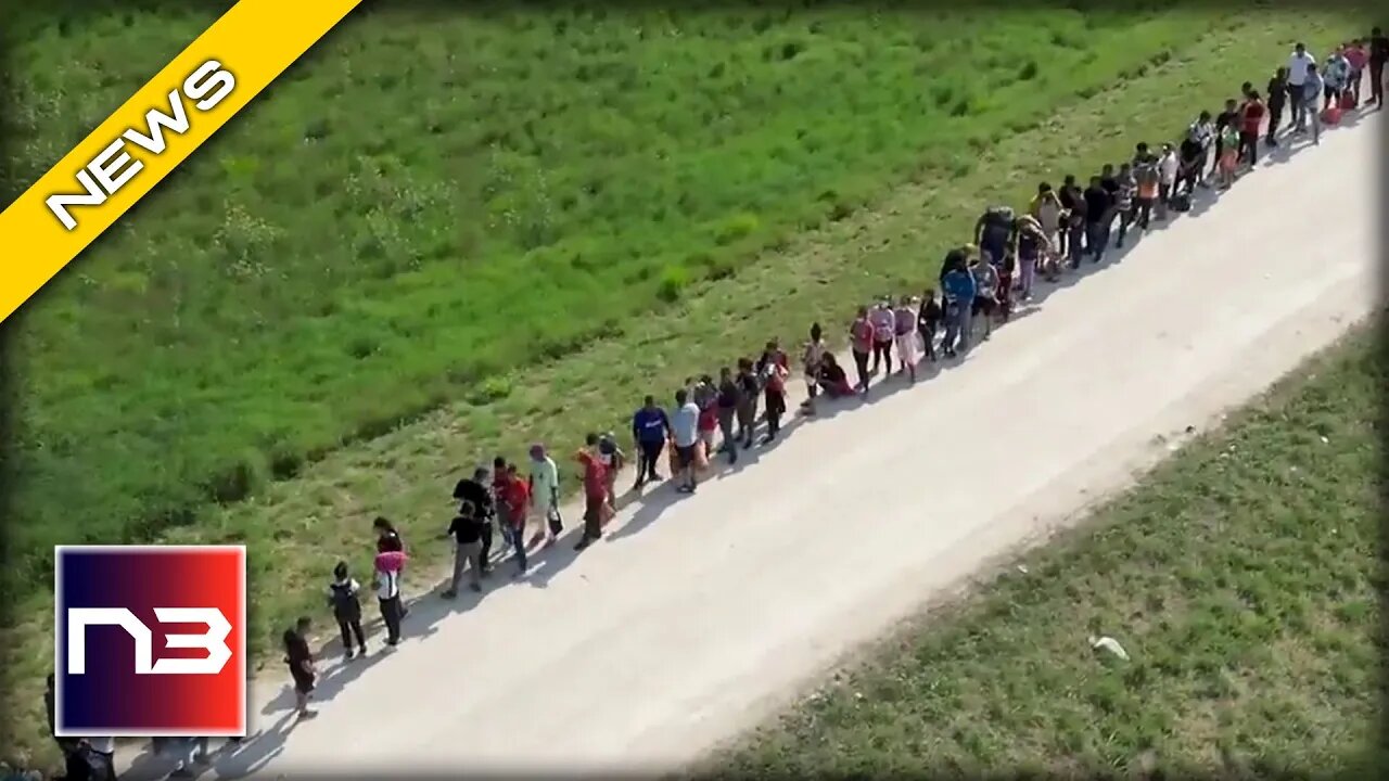 SHOCKING Drone Footage Reveals Unprecedented Border Crisis as Biden Fails America!