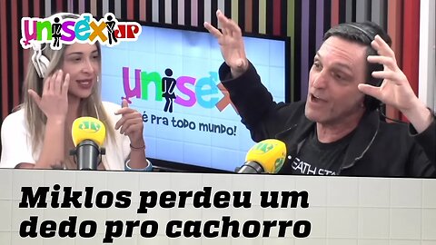 Paulo Miklos conta como perdeu um dedo pro cachorro