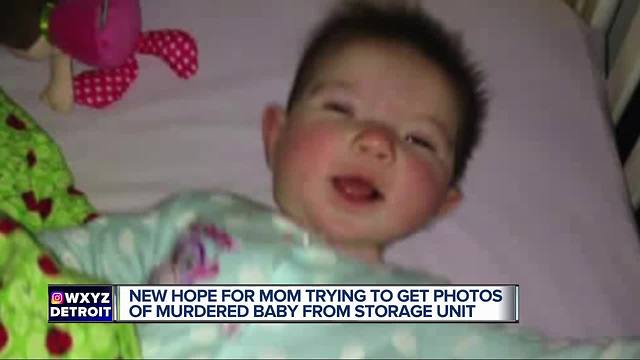 New hope for mom trying to get photos of murder baby from storage unit