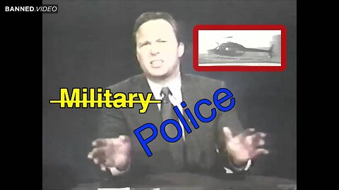 Alex Jones Exposes the Militarization of Police in 1998