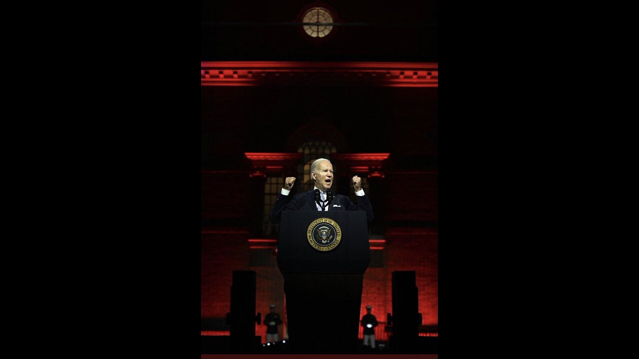 Thoughts on Joe Biden's creepy speech to the nation