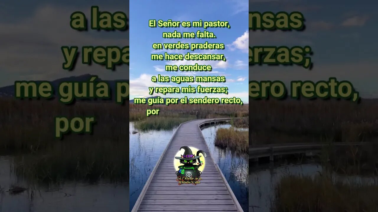 🌸SALMO 23 de la biblia🌸El Señor es mi pastor🧙‍♂️ ORACIONES😺Short