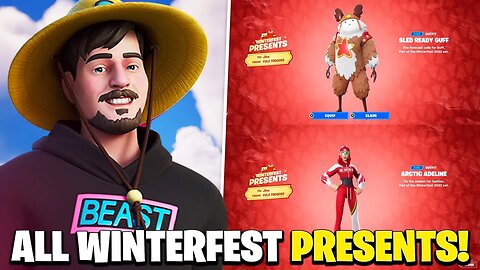 All *WINTERFEST* PRESENTS OPENED! 2022 (All 15 Presents OPENED & NEW Mythic)