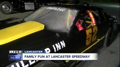 Racers of all ages and drivers of all kinds at Lancaster Speedway