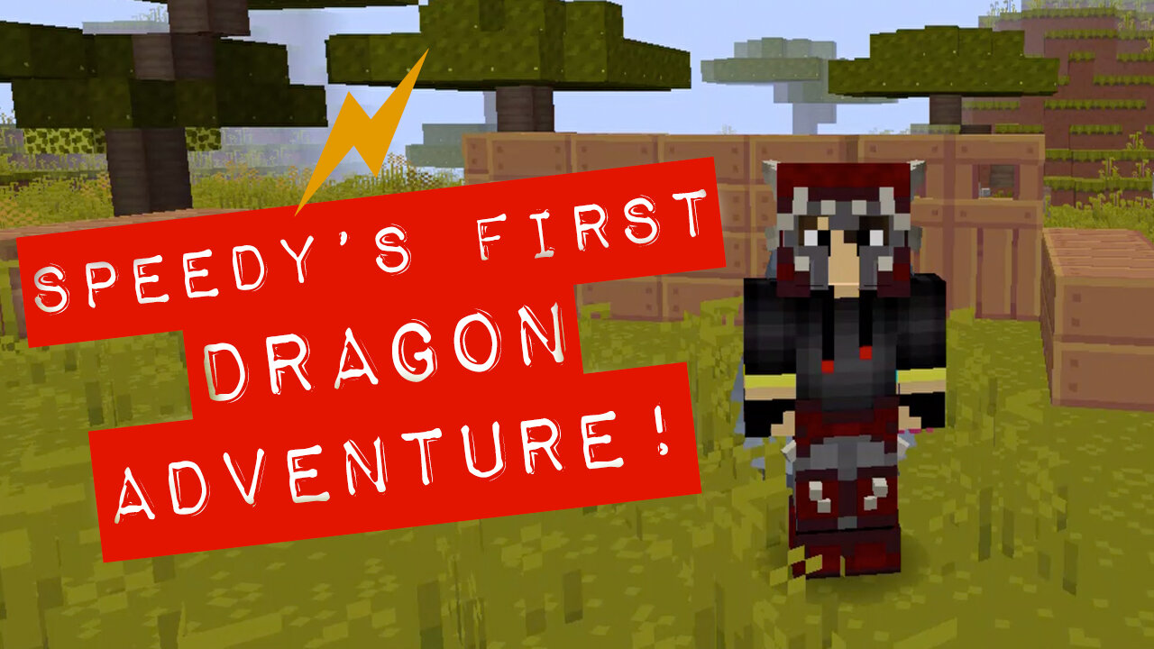 ⚡️ Speedy's first dragon adventure 🐲 ~ Minecraft DragonFire mod roleplay