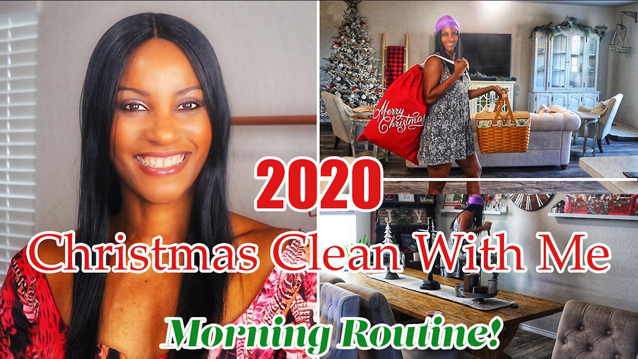 2020 Christmas Clean with Me | New Morning Routine Holiday Edition