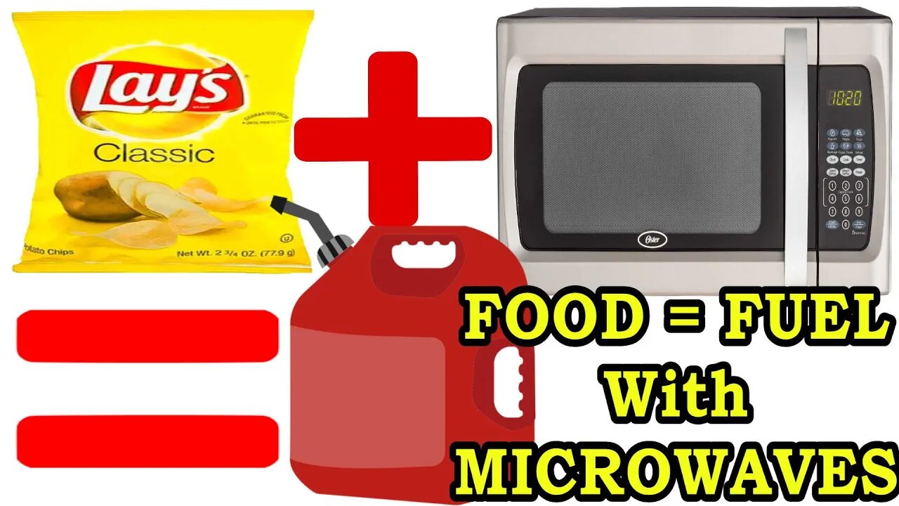 Turn FOOD into FUEL with MICROWAVES!: Food Waste - Will it Pyrolysize? Ep. 6