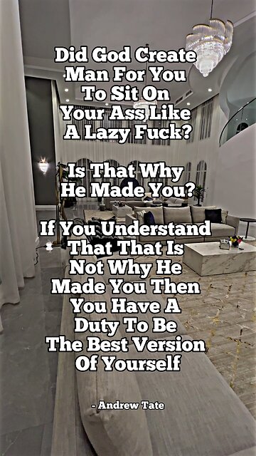 You have a duty to be the best version of yourself…