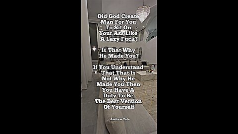 You have a duty to be the best version of yourself…