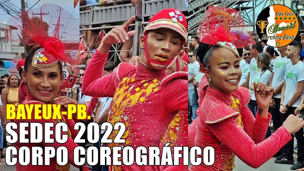 CORPO COREOGRÁFICO 2022 - DRUM CORPS SEDEC 2022 NO DESFILE CÍVICO MUNICÍPAL DE BAYEUX-PB. 2022