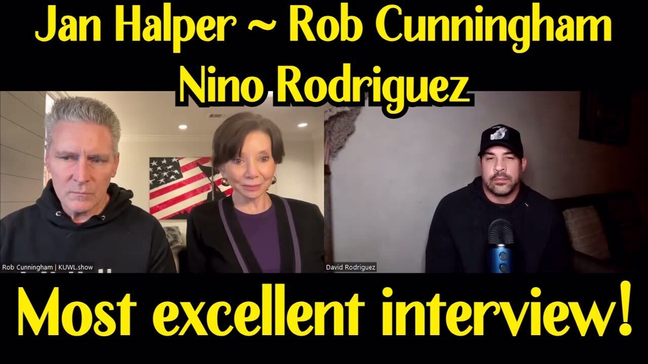 Dr. Jan Halper-Hayes & Rob Cunningham: Most excellent interview w/Nino Rodriguez.