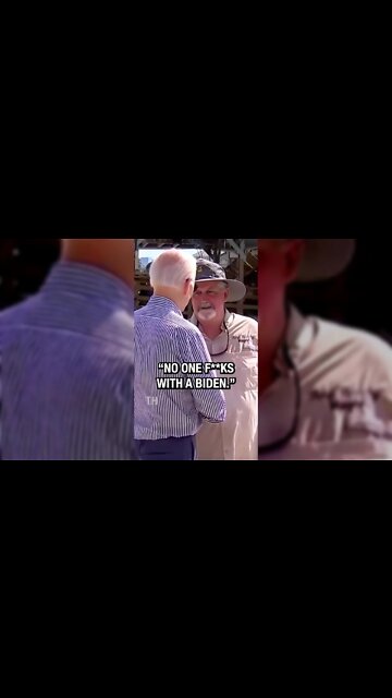 "NOBODY f**ks with a Biden!" ...except for that one staircase