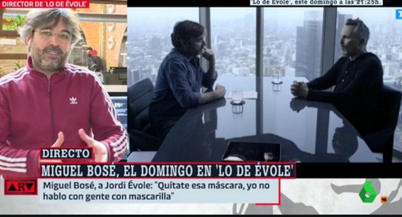 Rafapal replica a Jordi Évole sobre la entrevista a Bosé acerca de la "Pandemia"