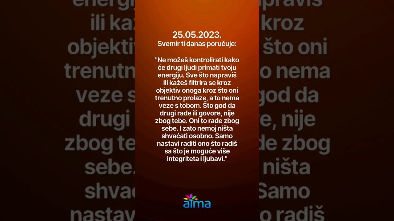 Poruka Svemira 25.05.2023. 💙