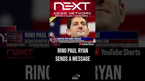 RINO Paul Ryan Sends a Message #shorts