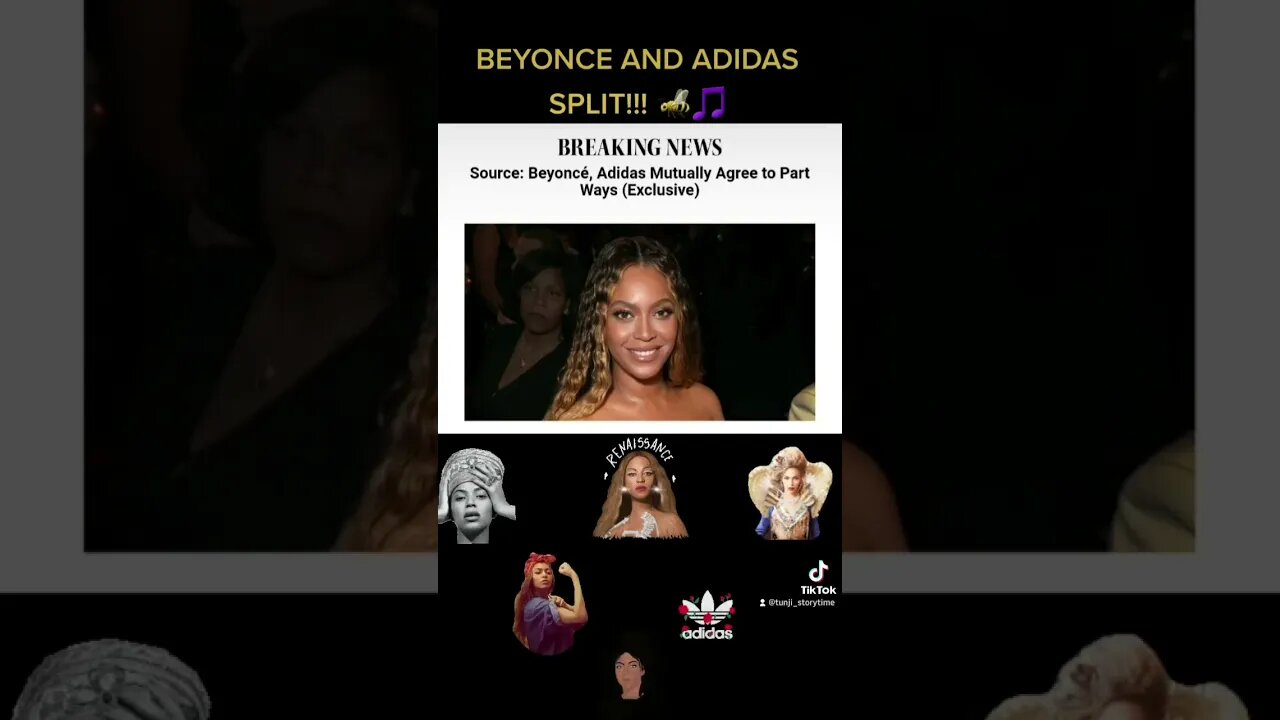 BEYONCE AND ADIDAS SPLIT!!! 🐝🎵 #shorts #youtubeshorts #businessnews #beyonce