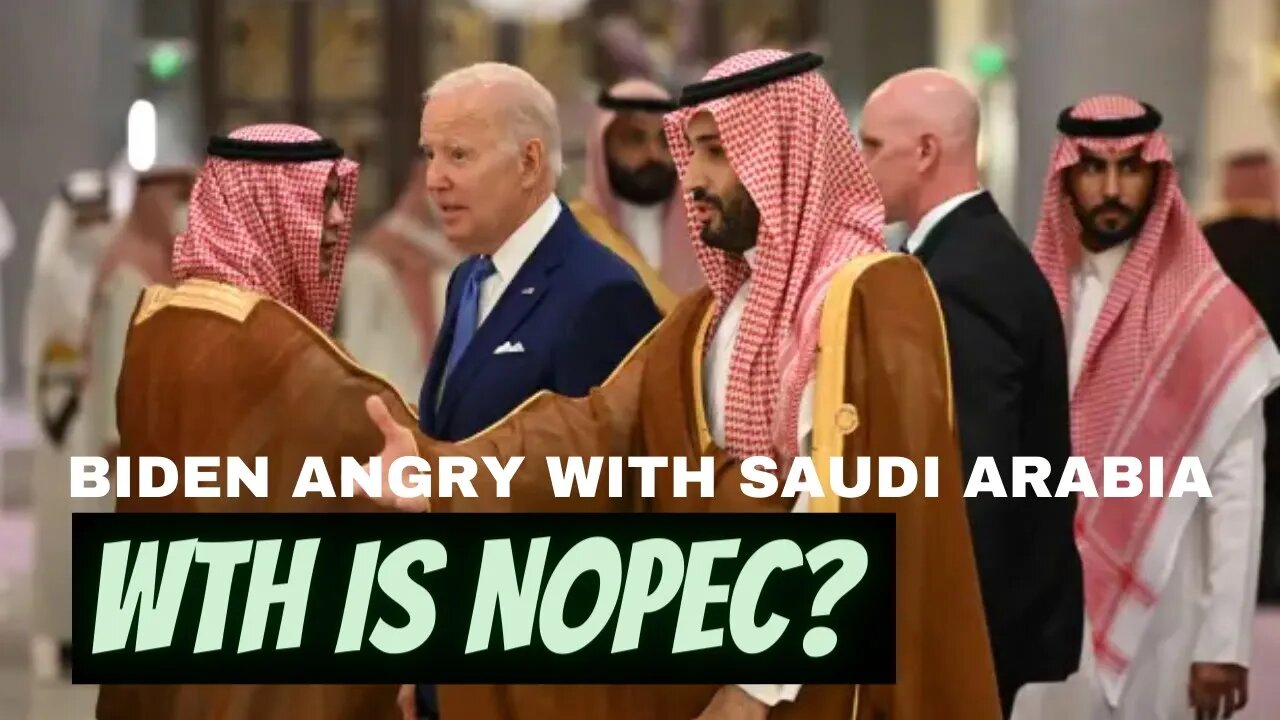 U.S. Angry At Saudi Arabia - Going NOPEC!!