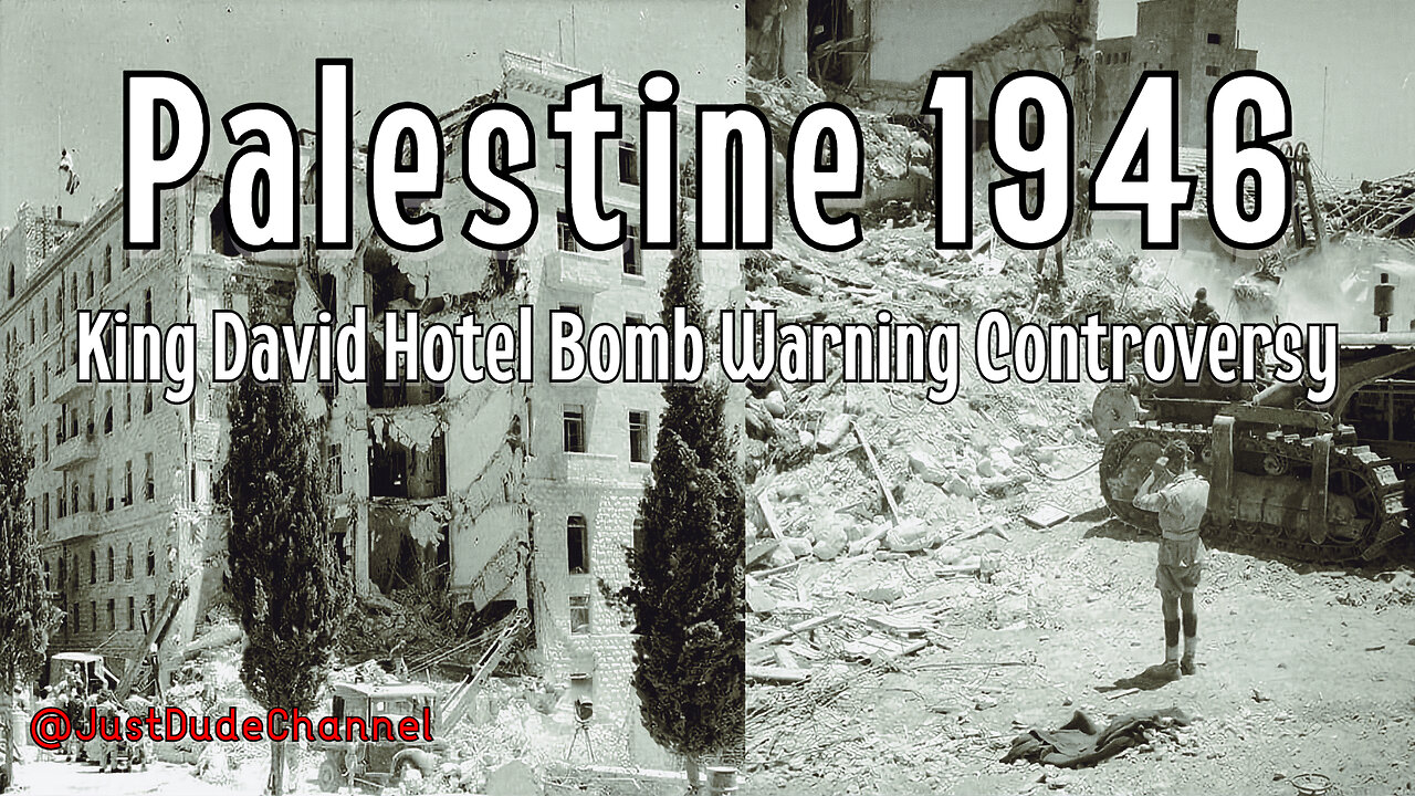 King David Hotel Bomb Warning Controversy | Palestine 1946