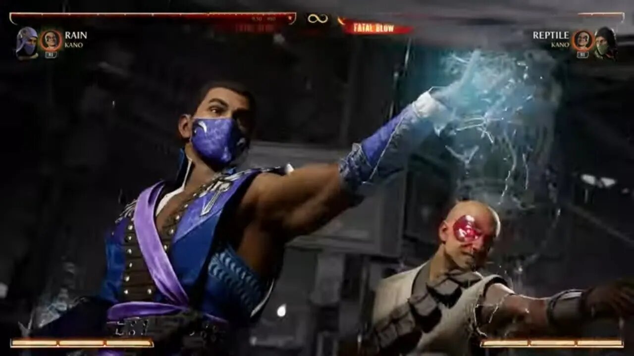 Mortal Kombat 1 2023 Rain & Kano Kameo Fatal Blow