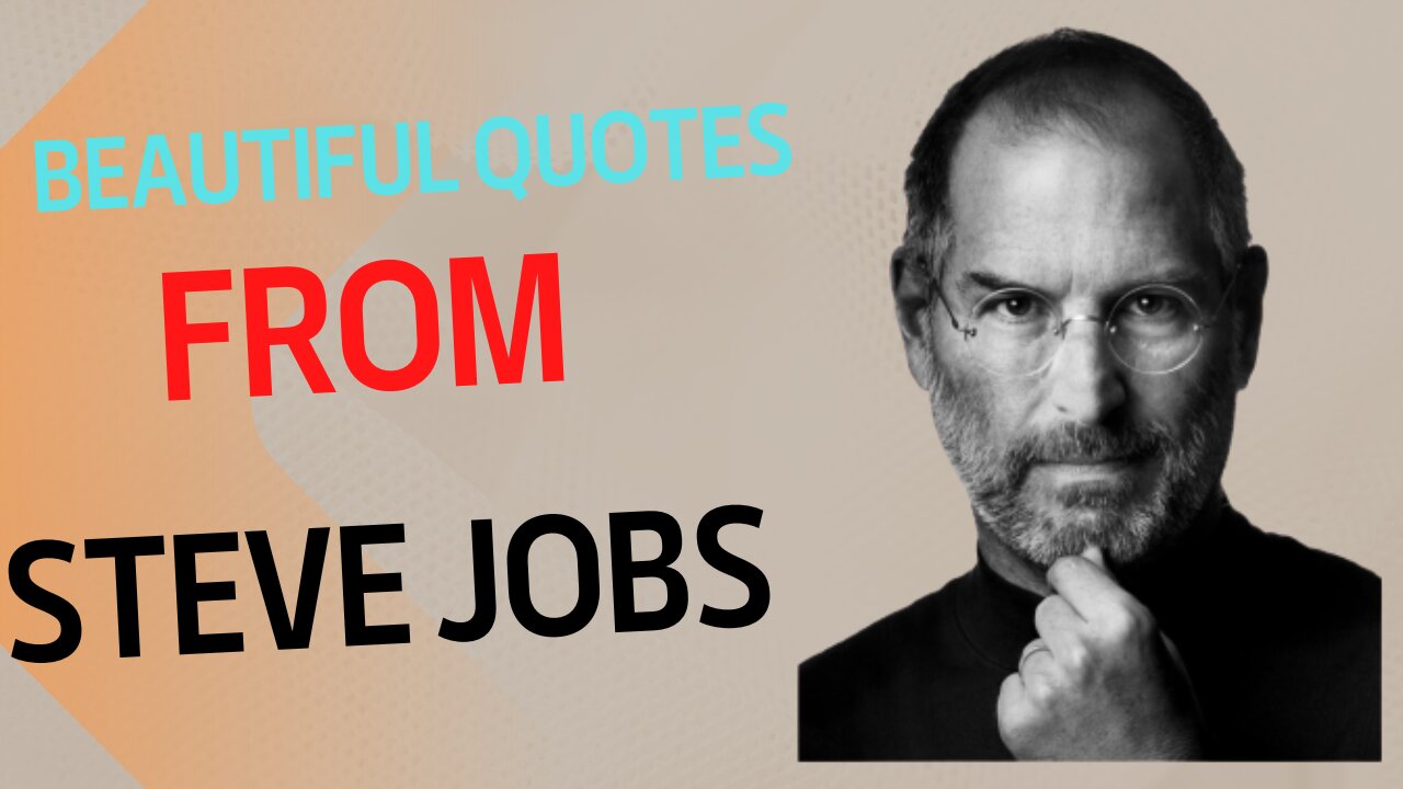 Steve jobs's Beautiful Quotes ...#stevejobs#