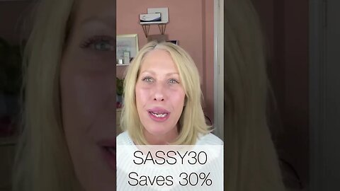 Sassy30 saves 30% at Estaderma #shorts #diy #skintreatments