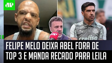 INGRATO? "O Felipe Melo virou um..." Ex-Palmeiras FALA de LEILA e ABEL FERREIRA e gera DEBATE!