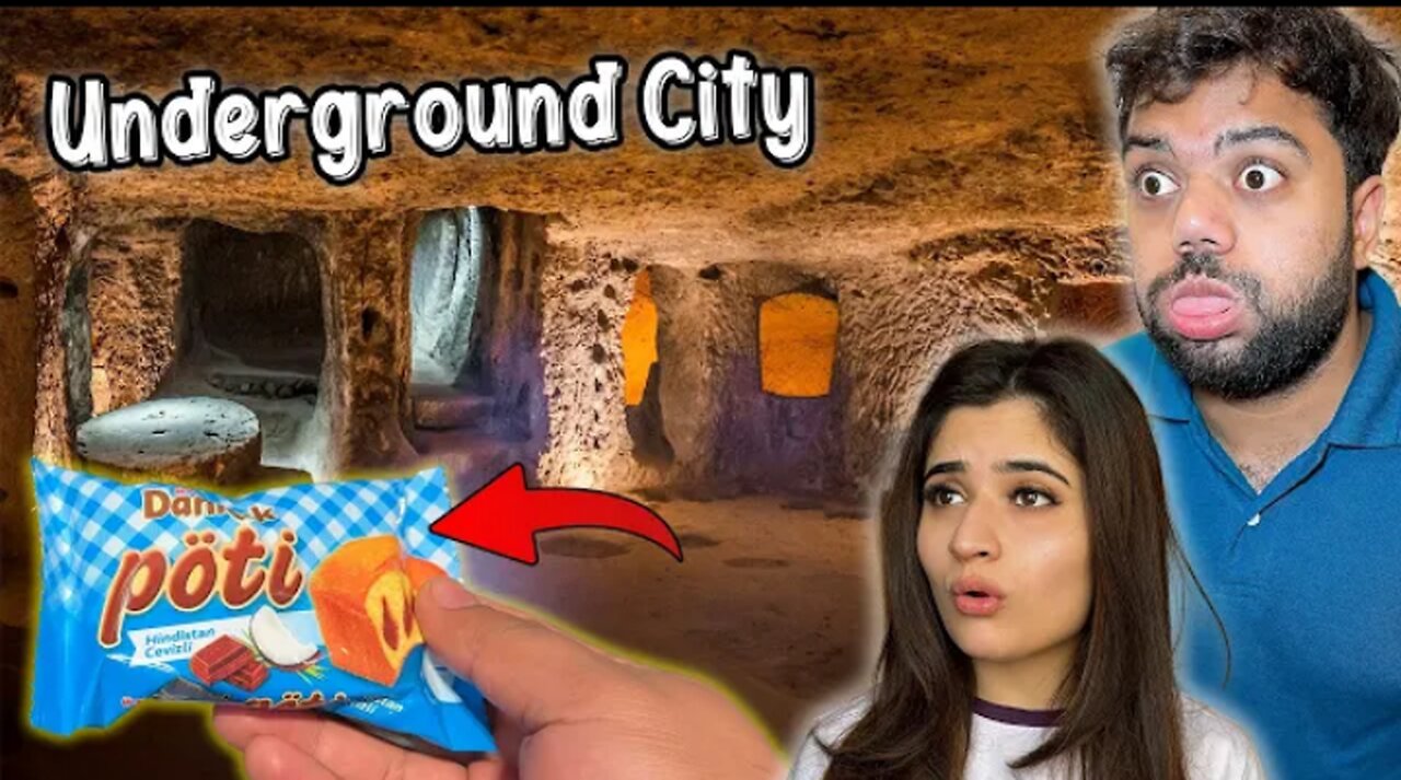 Yeh Sheher Zameen Ke Neeche Bana Hua Hai😱 | I Found My Favorite Snacks In Turkey 🤣