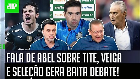 "Cara, É EVIDENTE que..." DECLARAÇÃO de Abel Ferreira sobre Tite e Veiga faz DEBATE FERVER!