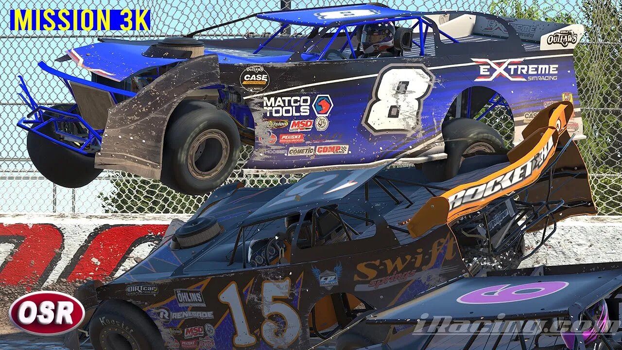 Unleashing Mayhem: iRacing World of Outlaws Dirt Super Late Model Showdown at Eldora Speedway!