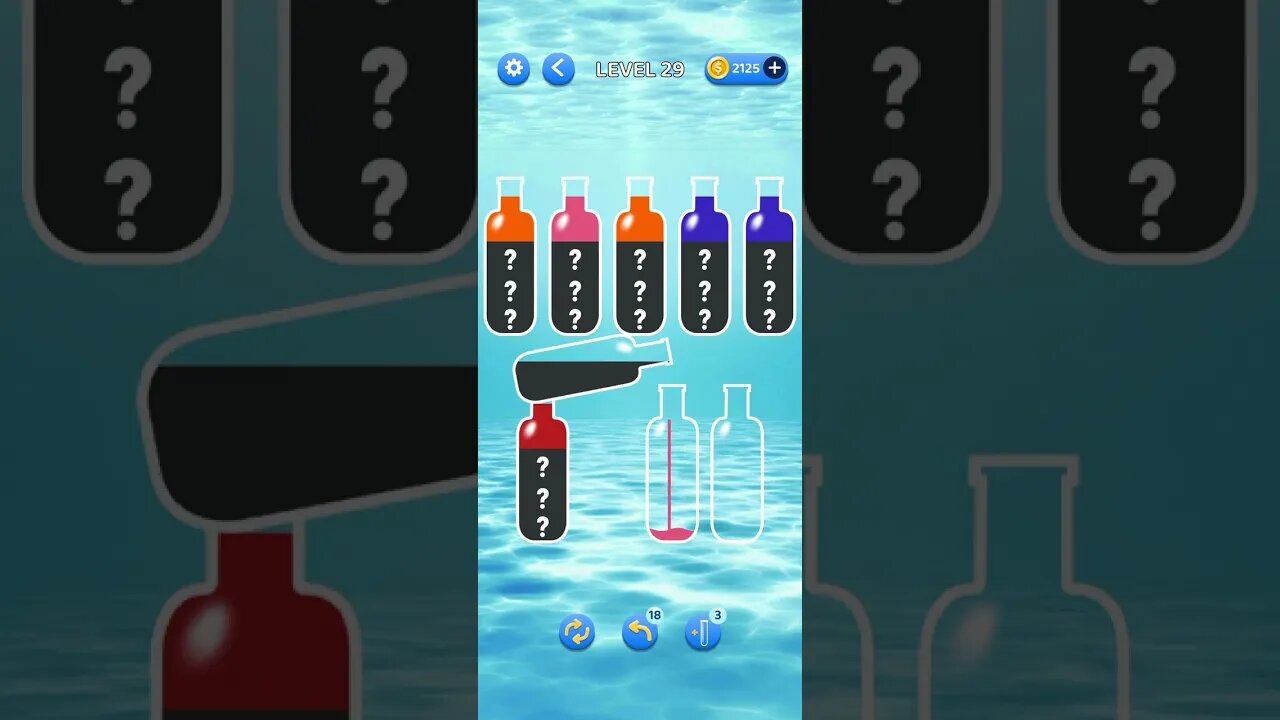 Water Sort #game #gameday #gameplay