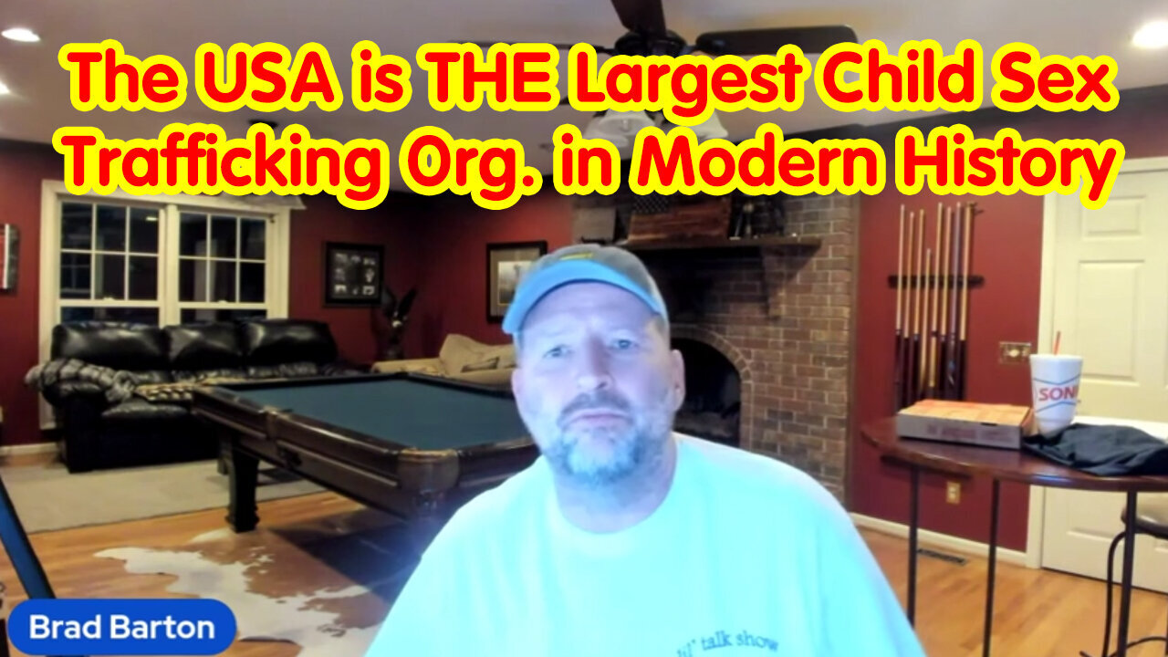 The USA Is THE Largest Child S3x Trafficking Org. In Modern History - Brad Barton - 7/6/24..