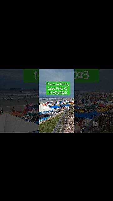 Praia do Forte, Cabo Frio, RJ. 16/04/2023