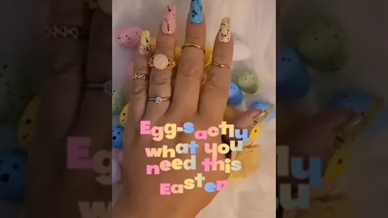 Easter Egg Nails | Easter Themed