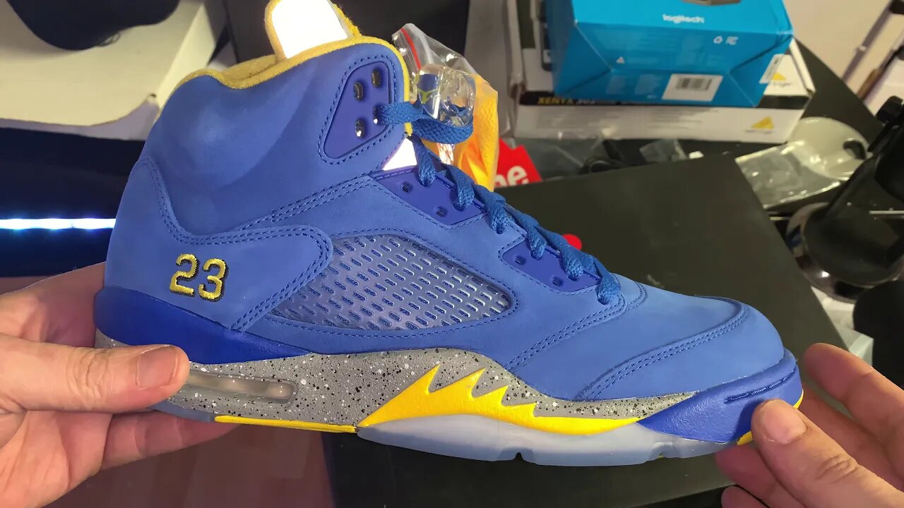 $130! Finishline STEAL: Air Jordan Retro 5 “Laney"2.0” REVIEW/UNBOXING