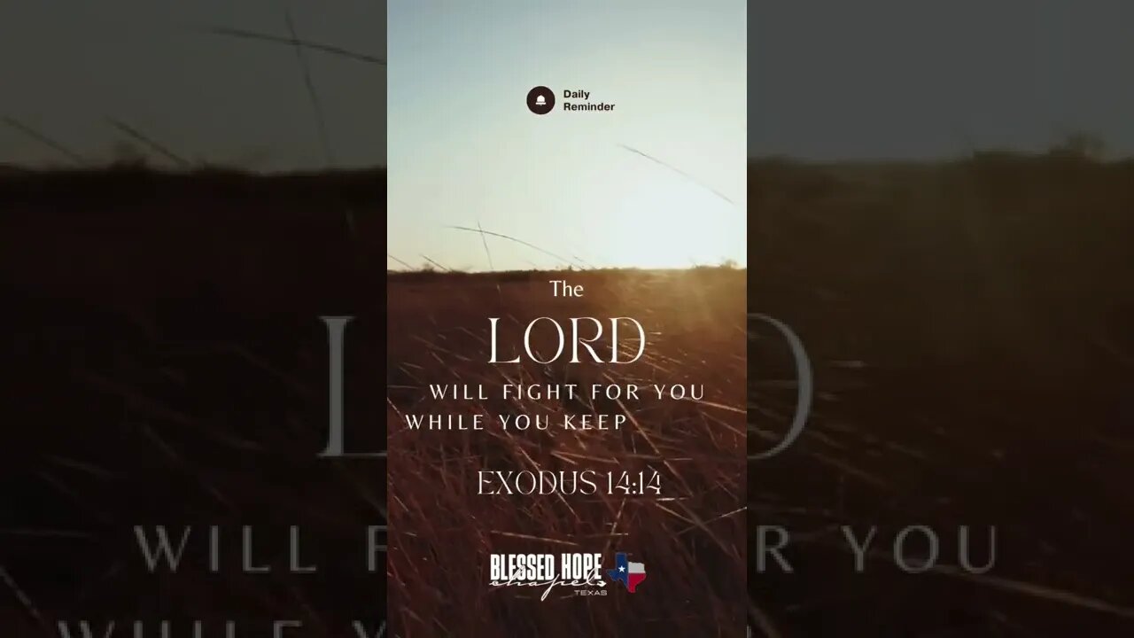 Exodus 14:14