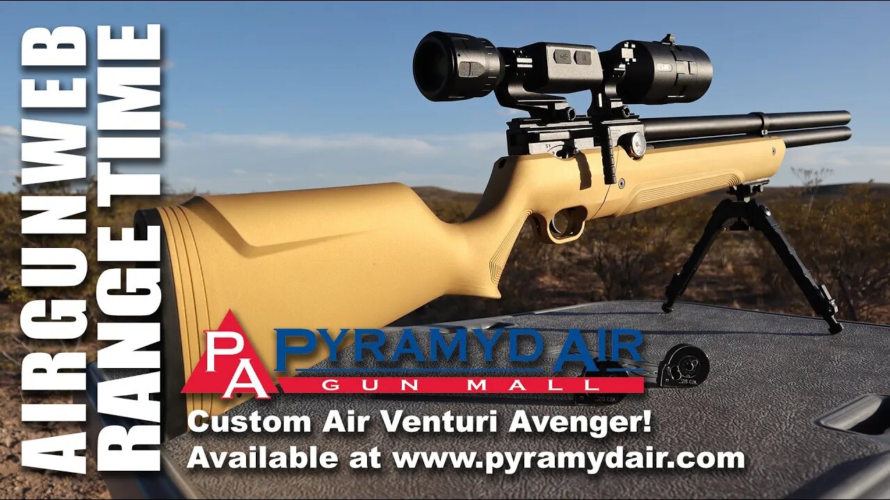 Custom Air Venturi Avenger .25 in AGW Colors! - Let’s test it with ATN and JSB at 50 Yards!