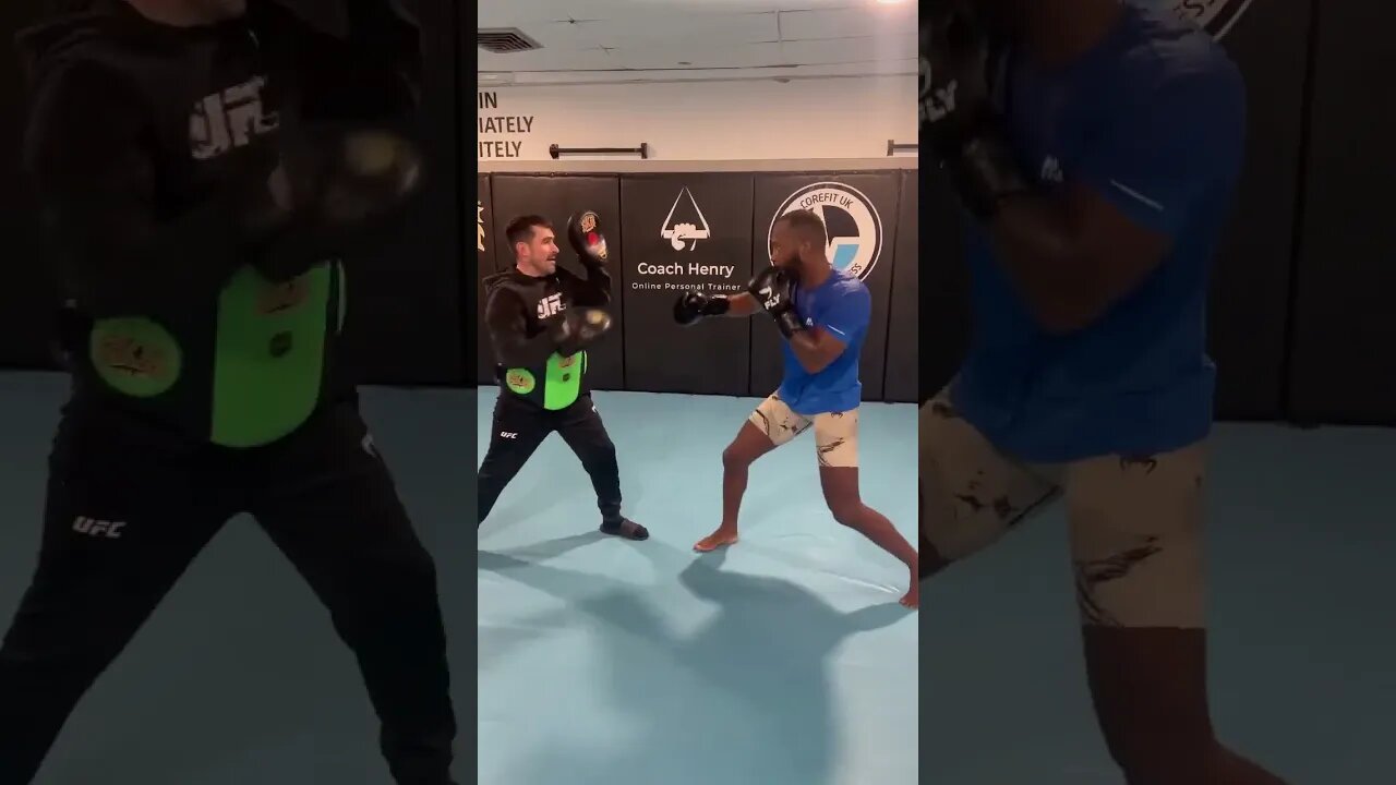 Leon Edwards looking slick in training footage from earlier today. 🥊 🔥