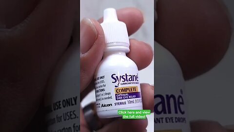 Systane Complete Lubricant Eye Drops Review!