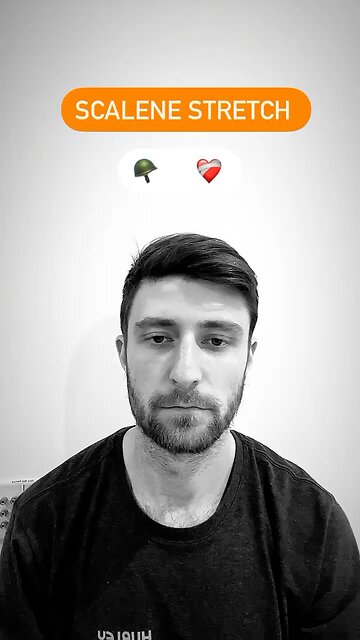 Scalene Stretch #gym #fitness #wellness #stretch #pain #military #physicaltherapy