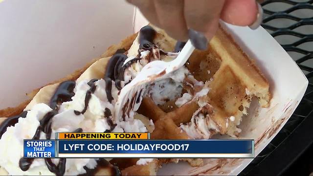 Holiday food truck festival kicks off