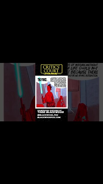 COURTROOM SKETCHES FROM COUNT V OF CRITICS' COURT: A STAR WARS TRIAL