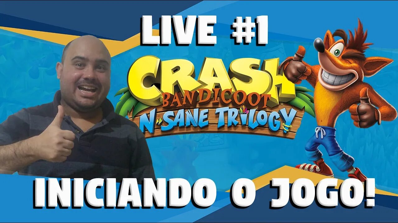 CRASH BANDICOOT N'SANY TRILOGY #01 - Iniciando o jogo!