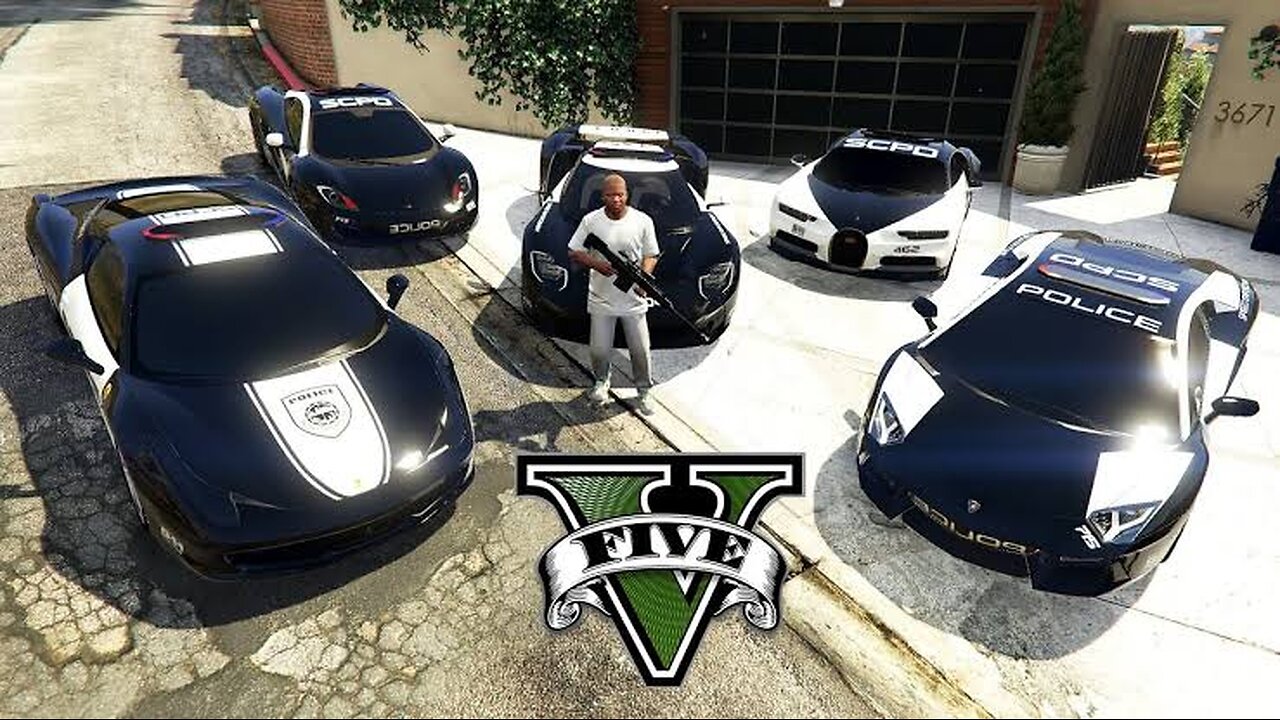 GTA 5 robbery of supercar of police #gta5