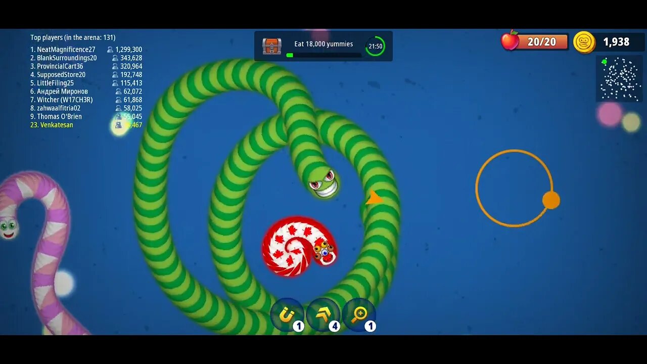 CASUAL AZUR GAMES Worms Zone .io - Hungry Snake 18