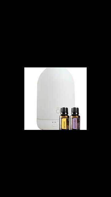 LALUZ DIFFUSER WITH LEMON AND LAVENDER ESSENTIAL OILS