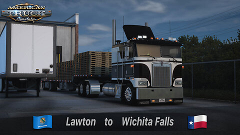 ATS | Kenworth K100E | Lawton OK to Wichita Falls TX | Empty Pallets 20,800lb