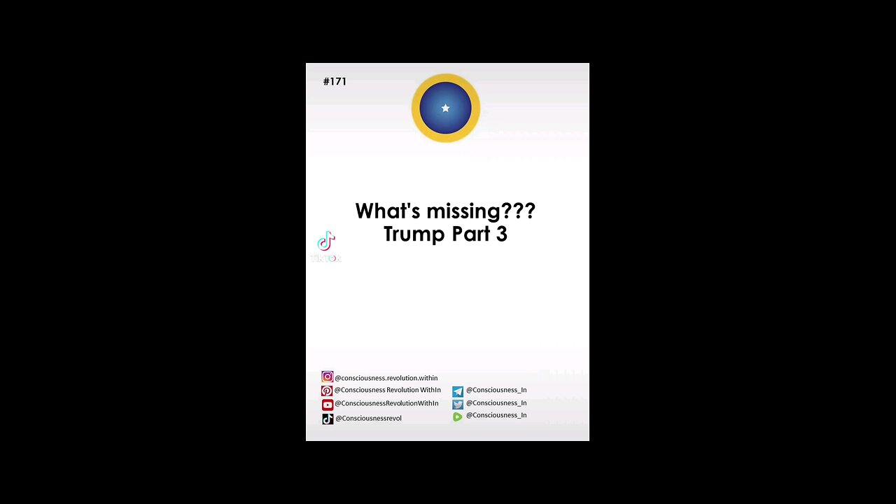 #171 Whats Missing? Trump part 3