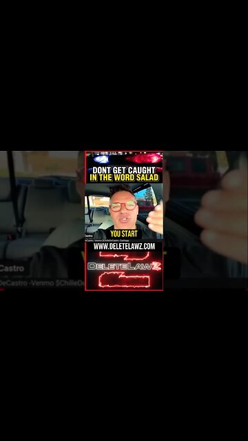 #Cops Word Salad Goal: Arrest You. #Cops are bad.