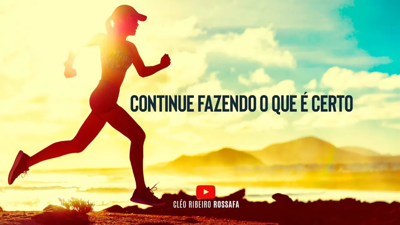 Projeto 120 | CONTINUE FAZENDO O QUE É CERTO | Bispa Cléo