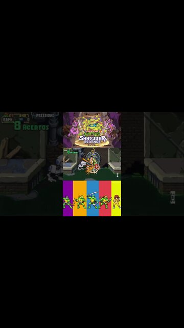 TARTARUGAS NINJAS SHORTS #28 - FASE 5